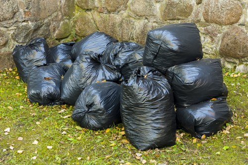 Variety of items being cleared from a home